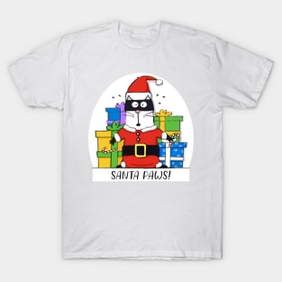 Santa Paws is a Cat? T-Shirt